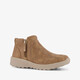 Skechers Lovely Vibe dames enkellaarsjes cognac