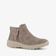 Skechers Lovely Vibe dames enkellaarsjes taupe
