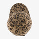 Dames pet met panterprint beige