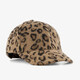 Dames pet met panterprint beige