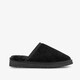 Suède heren pantoffels zwart