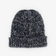 Gebreide kinder muts blauw