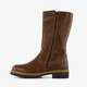 Leren dames laarzen bruin