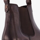 Leren dames Chelsea boots bruin