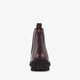 Leren dames Chelsea boots bruin