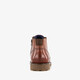 Leren heren veterschoenen cognac