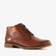 Leren heren veterschoenen cognac