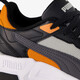 Trinity 2 LT Jr jongens sneakers zwart oranje
