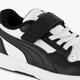 Reb-L AC+ Inf kinder sneakers zwart wit