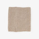 Gebreide dames colsjaal beige