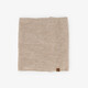 Gebreide dames colsjaal beige