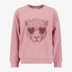 Name It meisjes sweater met luipaard roze