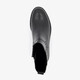 Leren dames Chelsea boots zwart