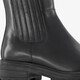 Leren dames Chelsea boots zwart