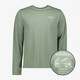 Unsigned heren longsleeve shirt met backprint groen