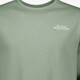 Heren longsleeve shirt met backprint groen