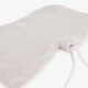 Gebreide dames balaclava wit
