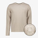 Heren longsleeve shirt met backprint groen