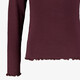 Meisjes longsleeve shirt bordeauxrood