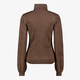 Dames coltrui met lichte glans bruin