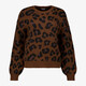 Unsigned heren longsleeve shirt met backprint beige