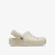 Baya Lined Fuzz Strap dames klompen wit