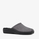 Natuform heren instap pantoffels ribstof grijs