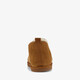 Gevoerde heren pantoffels cognac bruin