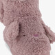 Hoge kinder teddy pantoffels met oortjes roze