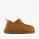 Gevoerde heren pantoffels cognac bruin