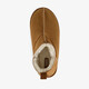 Gevoerde heren pantoffels cognac bruin