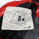 Dames ski-jas rood 10000 mm waterkolom