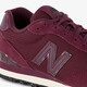 515 suède dames sneaker bordeauxrood