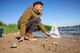Hoge jongens sneakers bruin