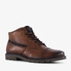 Leren heren veterboots bruin