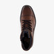 Leren heren veterboots bruin