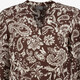 Dames blouse met paisley print bruin