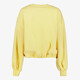 Cropped dames sweater botergeel