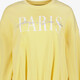 Cropped dames sweater botergeel