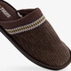 Heren instap pantoffels bruin