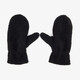 Dames teddy wanten zwart