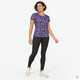 Dames sport T-shirt met print paars