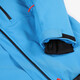 Heren softshell ski-jas 8000 mm waterkolom blauw