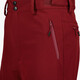 Heren softshell skibroek 8000 mm waterkolom rood