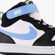 Court Borough Mid 2 hoge sneakers wit zwart