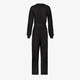 Dames jumpsuit met glitters zwart
