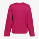 Gestreept dames longsleeve shirt roze