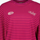 Gestreept dames longsleeve shirt roze