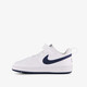 Court Bordough Low jongens sneakers wit blauw