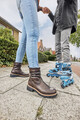 Gevoerde dames boots bruin
